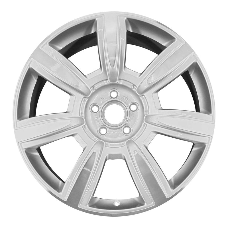 2008 Bentley Continental Wheel 20" Machined Silver Aluminum 5 Lug W98325MS-2