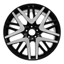 2012 Mercedes S600 Wheel 20" Machined Gloss Black Aluminum 5 Lug W98352MB-2