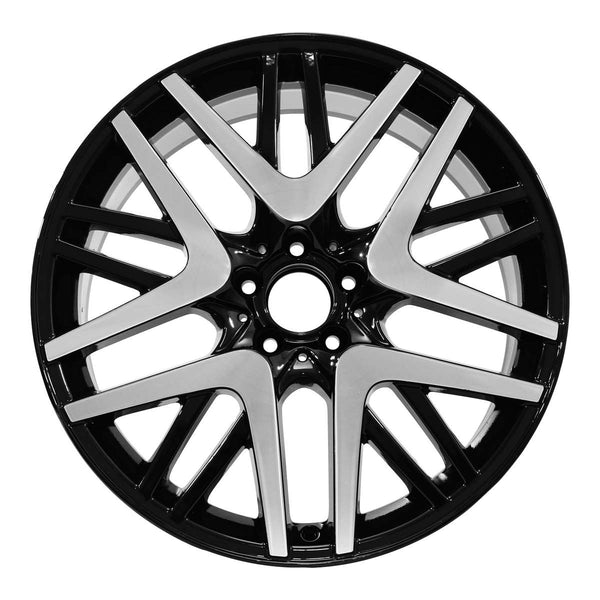 2012 Mercedes S600 Wheel 20" Machined Gloss Black Aluminum 5 Lug W98352MB-2