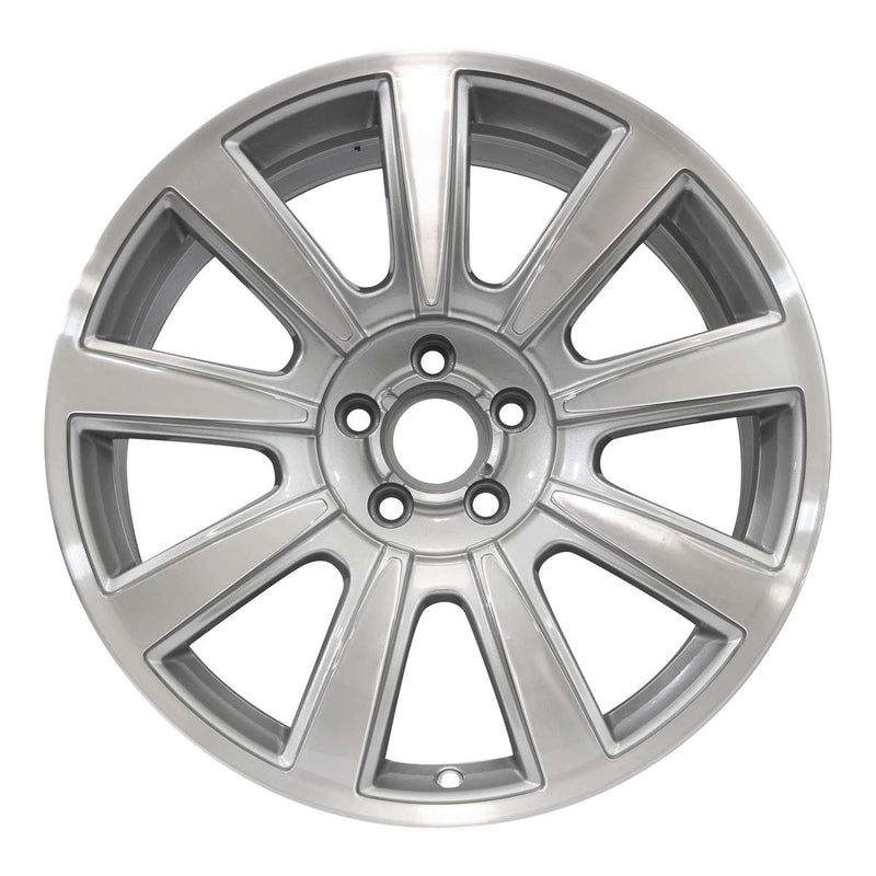 2012 Bentley Continental Wheel 19" Machined Silver Aluminum 5 Lug W98406MS-1