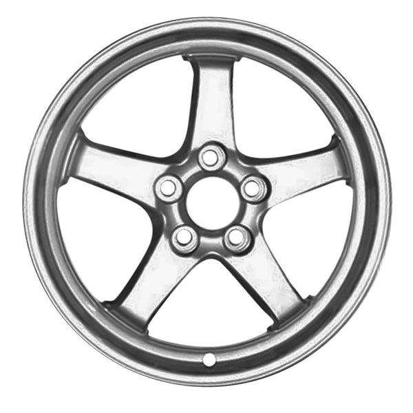2004 Hyundai Elantra Wheel 17" Silver Aluminum 5 Lug W98471S-1