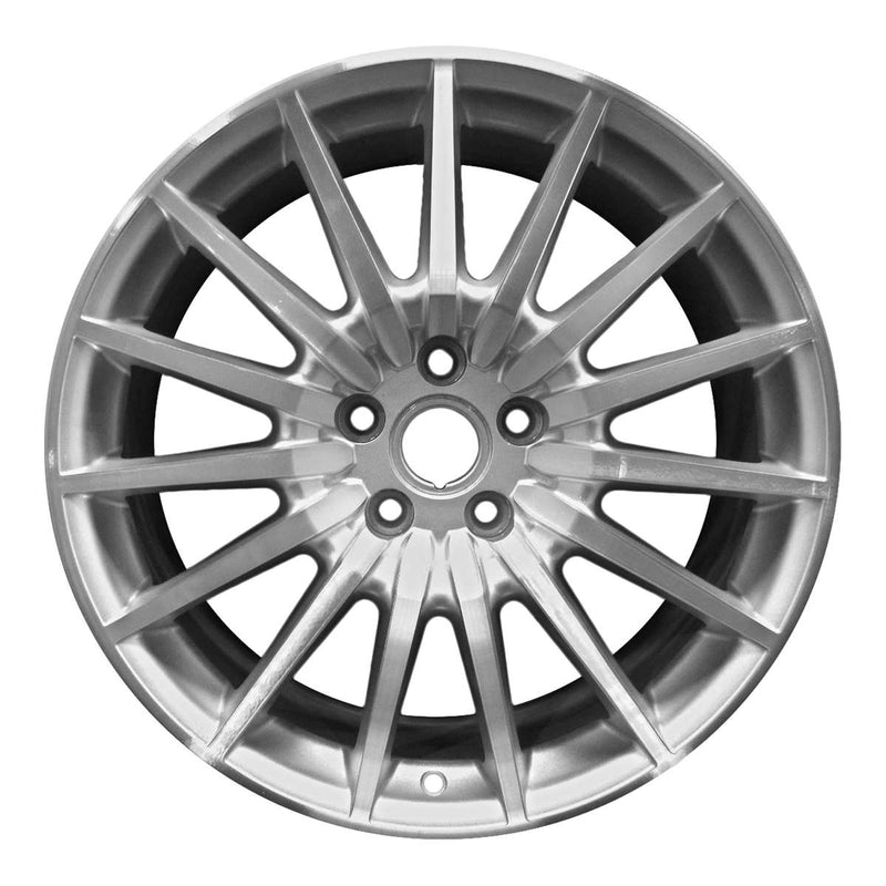 2008 Aston Martin Wheel 19" Machined Silver Aluminum 5 Lug W98522MS-2