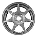 2006 Suzuki Reno Rueda 15" Carbón Aluminio 5 Lug W99329C-1