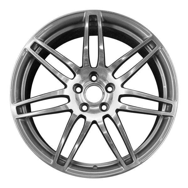 2009 Audi Q7 Wheel 21" Polished Charcoal Aluminum 5 Lug W99538PC-1