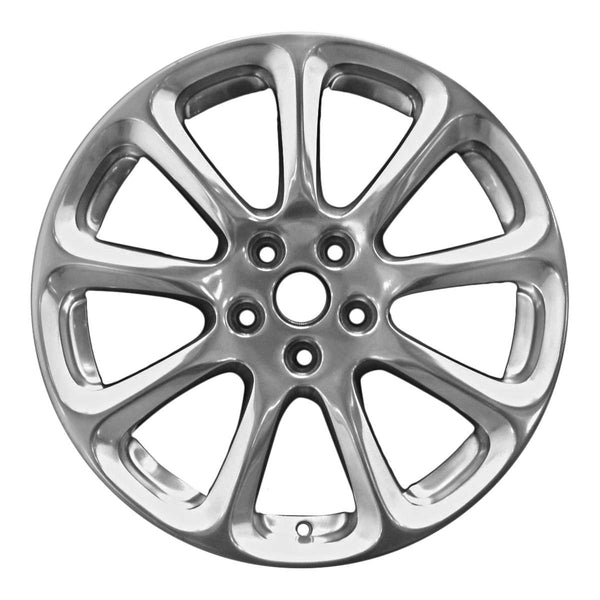 2008 Maserati Quattroporte Wheel 19" Polished Aluminum 5 Lug W99844P-1