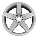 2011 Mercedes SL550 Wheel 19" Silver Aluminum 5 Lug W99853S-1