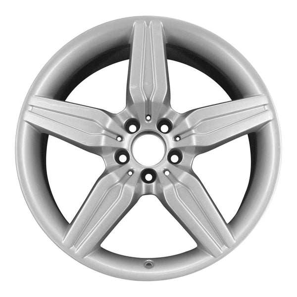 2011 Mercedes SL550 Wheel 19" Silver Aluminum 5 Lug W99853S-1