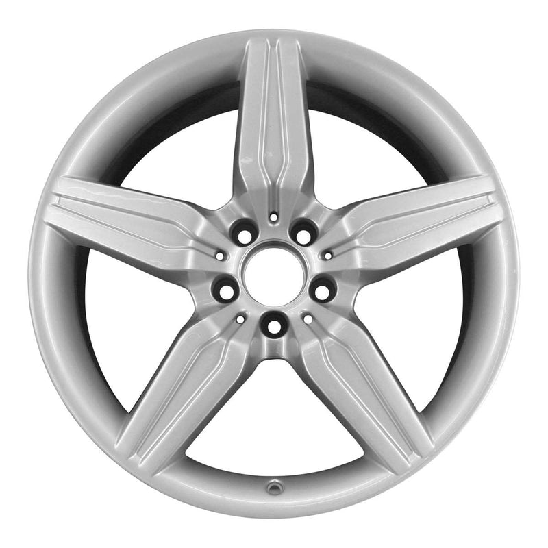 2011 Mercedes SL550 Wheel 19" Silver Aluminum 5 Lug W99853S-1