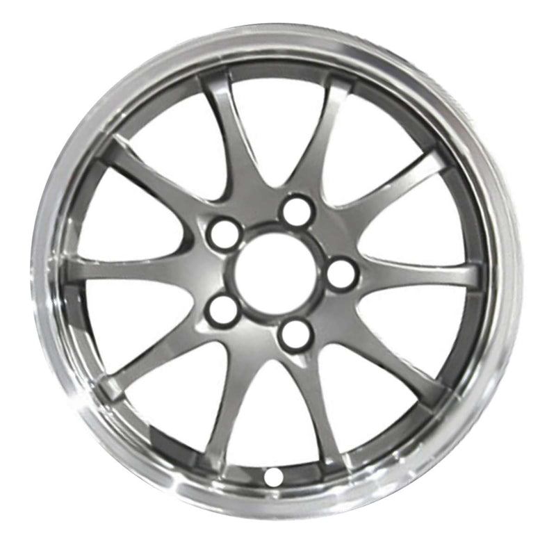 2011 Suzuki SX4 Wheel 16" Polished Charcoal Aluminum 5 Lug W99920PC-5