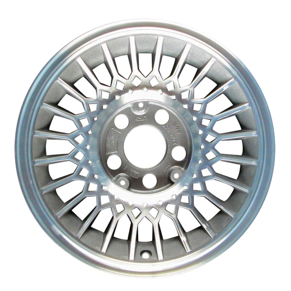 1986 lincoln town wheel 15 machined gray aluminum 5 lug w1156mag 17