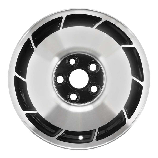 1985 chevrolet corvette wheel 16 machined gloss black aluminum 5 lug w1347rmb 2