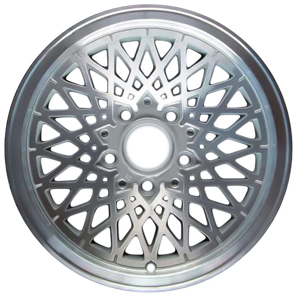 1992 pontiac trans wheel 15 machined silver aluminum 5 lug w1457ms 16