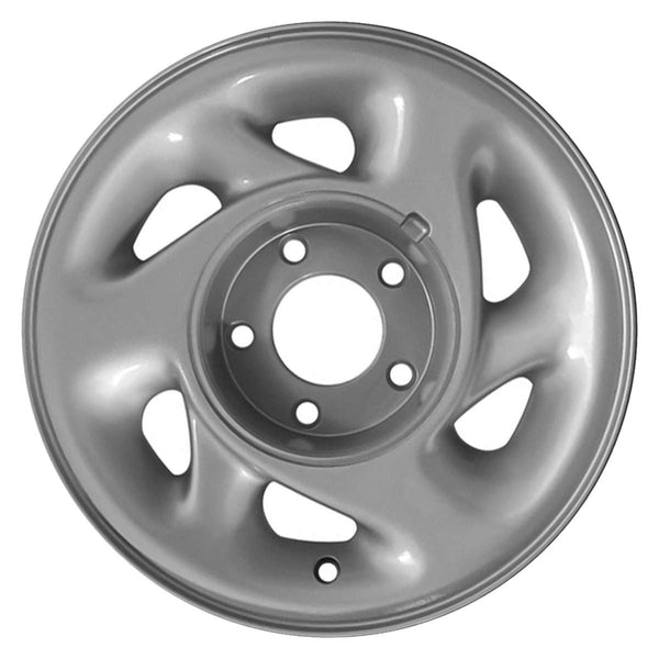 1998 dodge van wheel 15 silver aluminum 5 lug w2044s 5