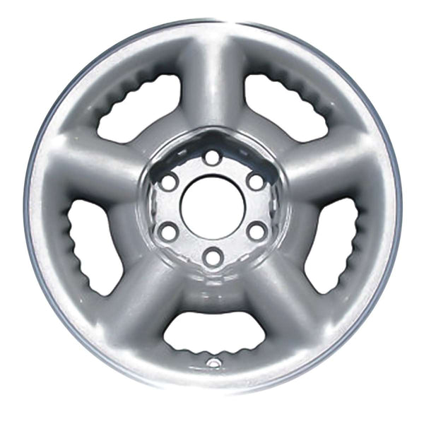 1998 dodge dakota wheel 15 machined silver aluminum 6 lug w2081ms 3