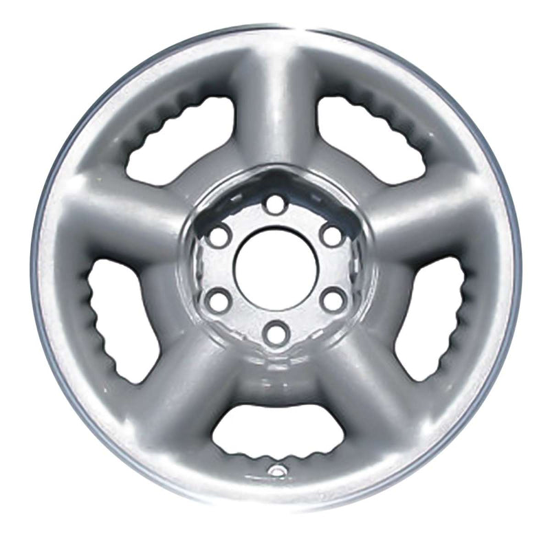 1998 dodge dakota wheel 15 machined silver aluminum 6 lug w2081ms 3