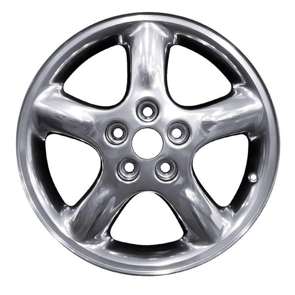 2002 dodge stratus wheel 17 polished aluminum 5 lug w2149p 2