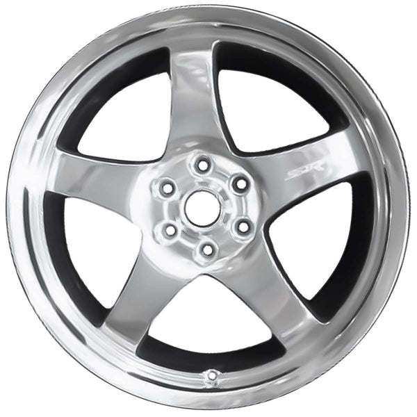 2006 dodge viper wheel 18 polished aluminum 6 lug w2341p 1