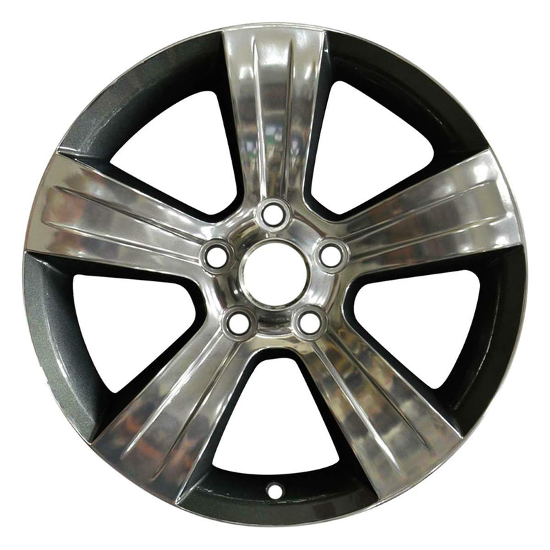 2010 dodge caliber wheel 17 polished charcoal aluminum 5 lug rw2380pc 15