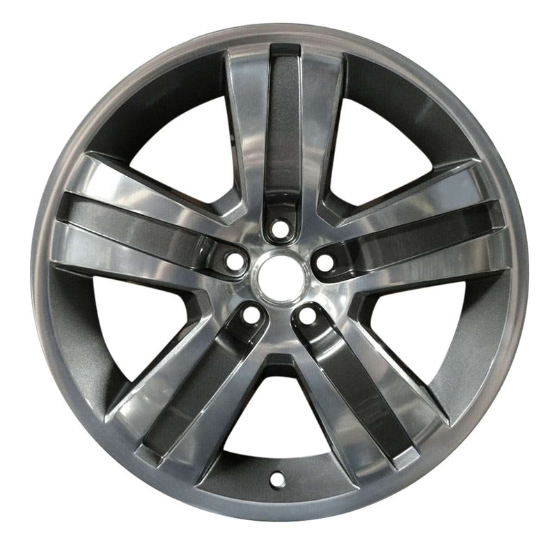 2011 dodge nitro wheel 20 polished charcoal aluminum 5 lug w2429pc 2