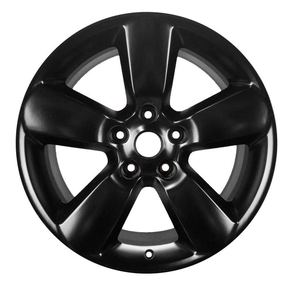 2013 dodge ram wheel 20 black aluminum 5 lug rw2495b 1