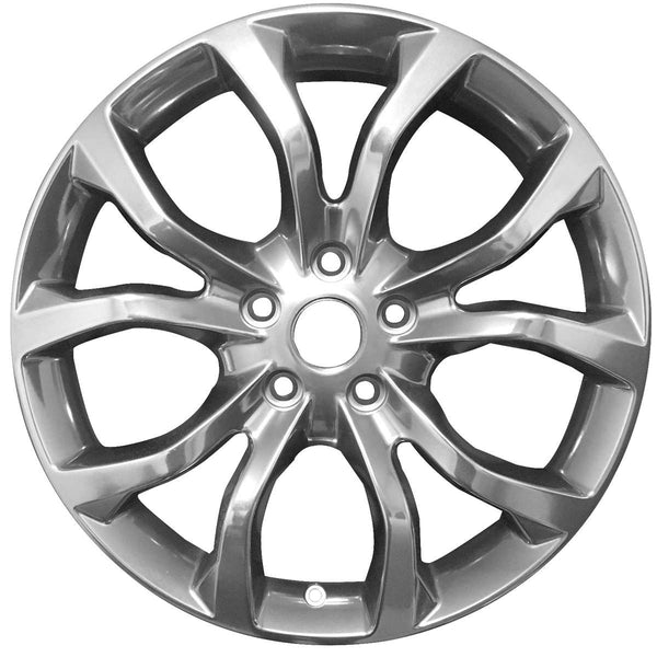 2017 dodge durango wheel 20 polished aluminum 5 lug w2568p 2