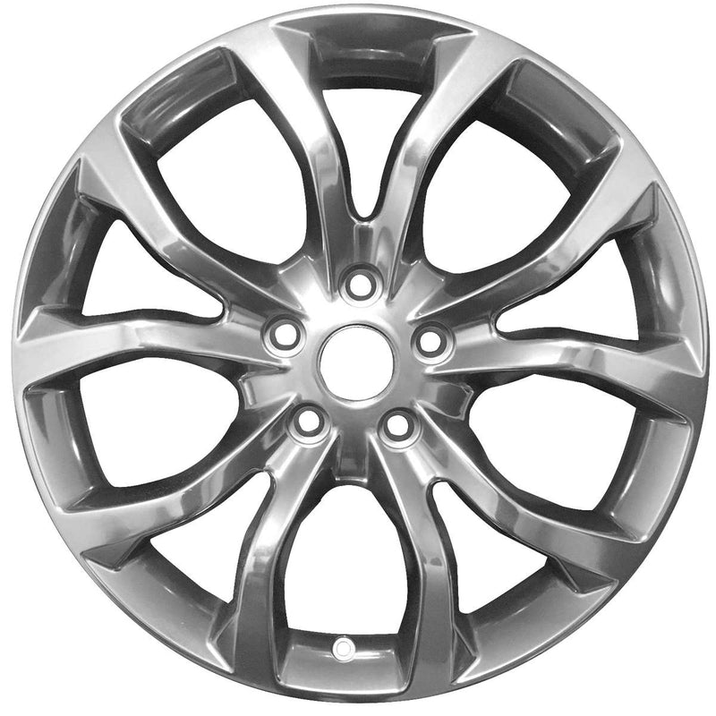 2016 dodge durango wheel 20 polished aluminum 5 lug w2568p 1