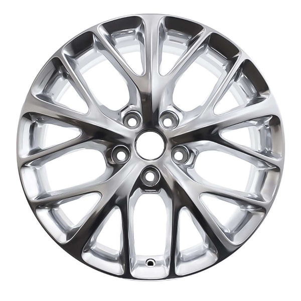 2017 dodge durango wheel 20 polished aluminum 5 lug w2589p 5