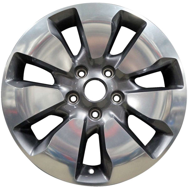 2017 chrysler pacifica wheel 18 polished charcoal aluminum 5 lug w2595pc 1