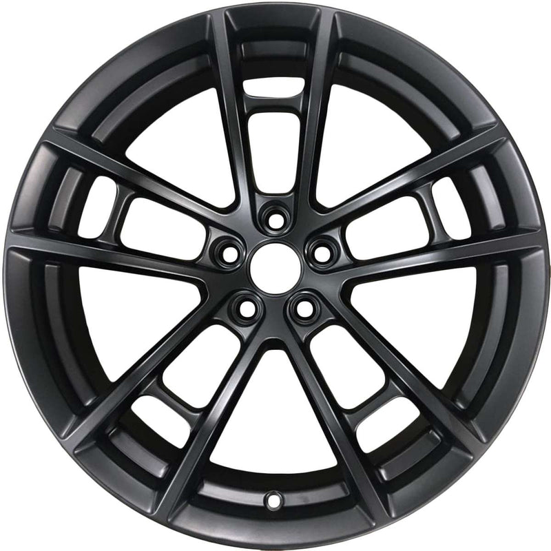 2019 dodge challenger wheel 20 black aluminum 5 lug w2605b 5