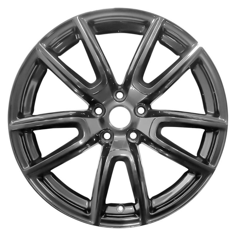 2019 dodge durango wheel 20 charcoal aluminum 5 lug w2626c 2