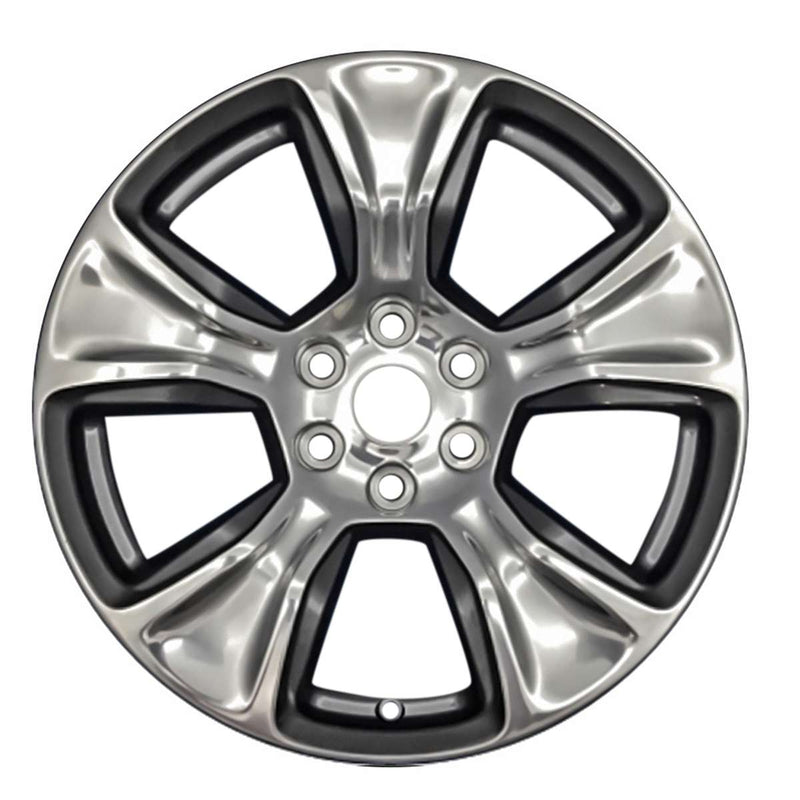 2019 dodge ram wheel 20 polished charcoal aluminum 6 lug w2676pc 1
