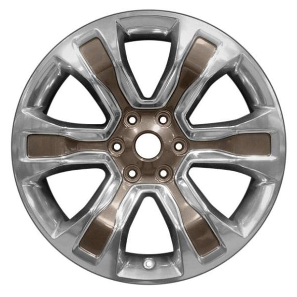 2019 dodge ram wheel 20 polished tan aluminum 6 lug w2678pt 1