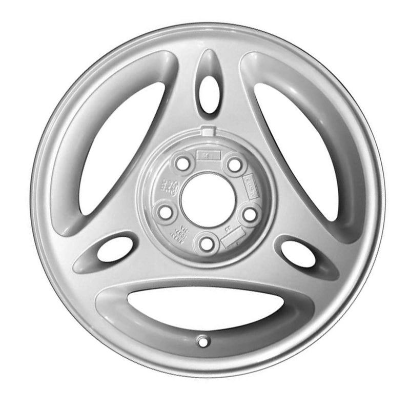 1998 ford mustang wheel 15 silver aluminum 5 lug w3172as 3