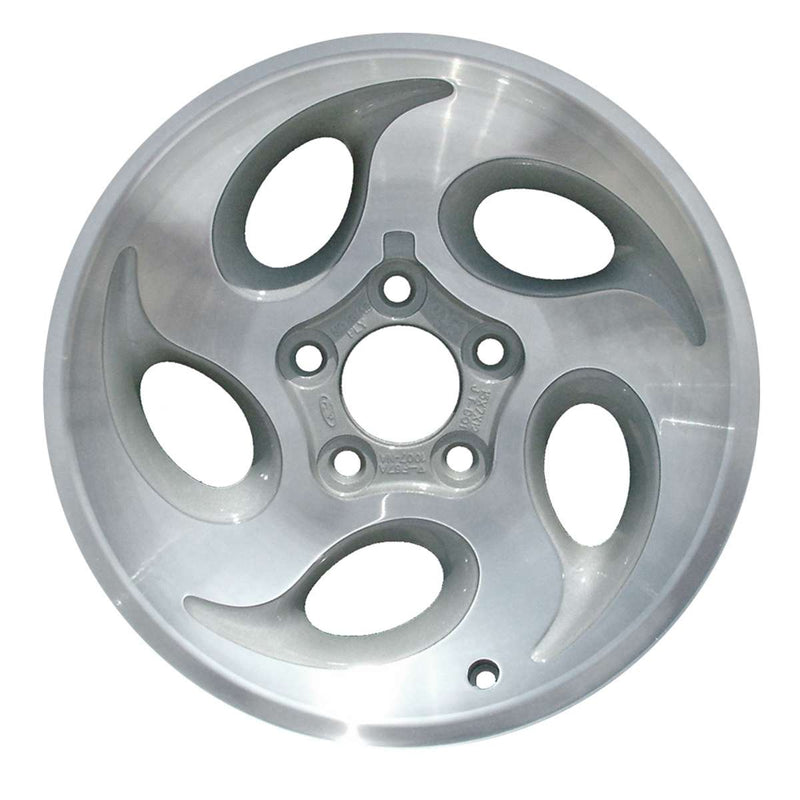 1997 ford ranger wheel 15 machined silver aluminum 5 lug w3186ms 9