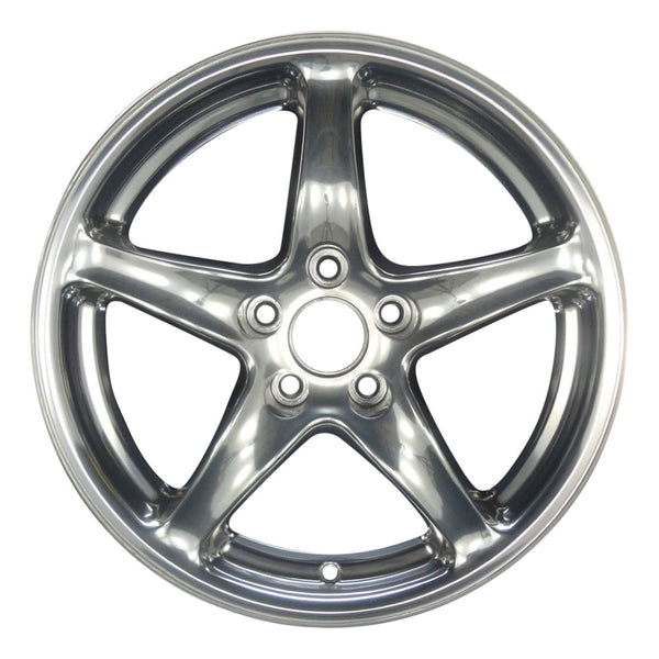 2001 ford mustang wheel 17 polished aluminum 5 lug w3285p 5