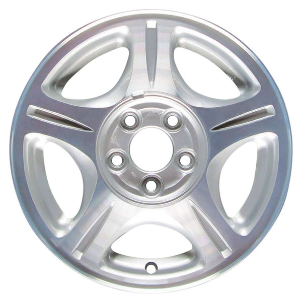 1998 ford taurus wheel 15 machined silver aluminum 5 lug w3312ms 1