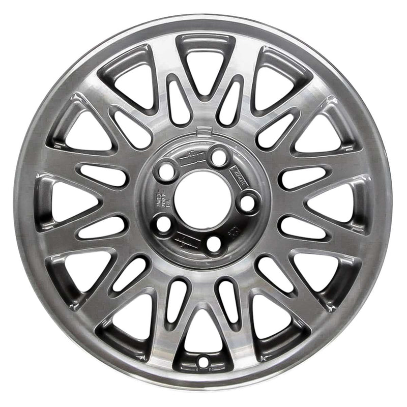 2001 lincoln town wheel 16 machined charcoal aluminum 5 lug w3364mc 4