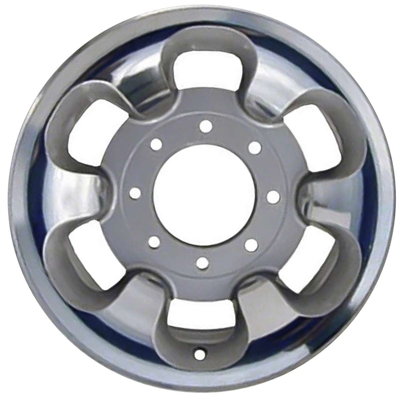 2001 ford f350 wheel 16 polished silver aluminum 8 lug w3407ps 3