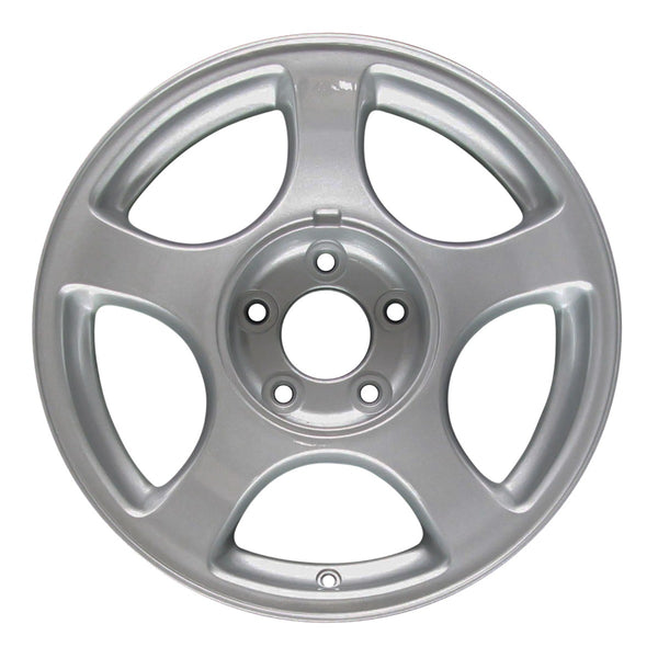 2002 ford mustang wheel 16 machined silver aluminum 5 lug w3549ms 3