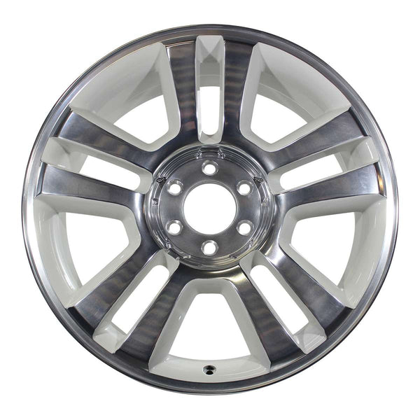 2006 ford f150 wheel 22 polished white aluminum 6 lug w3645pw 1