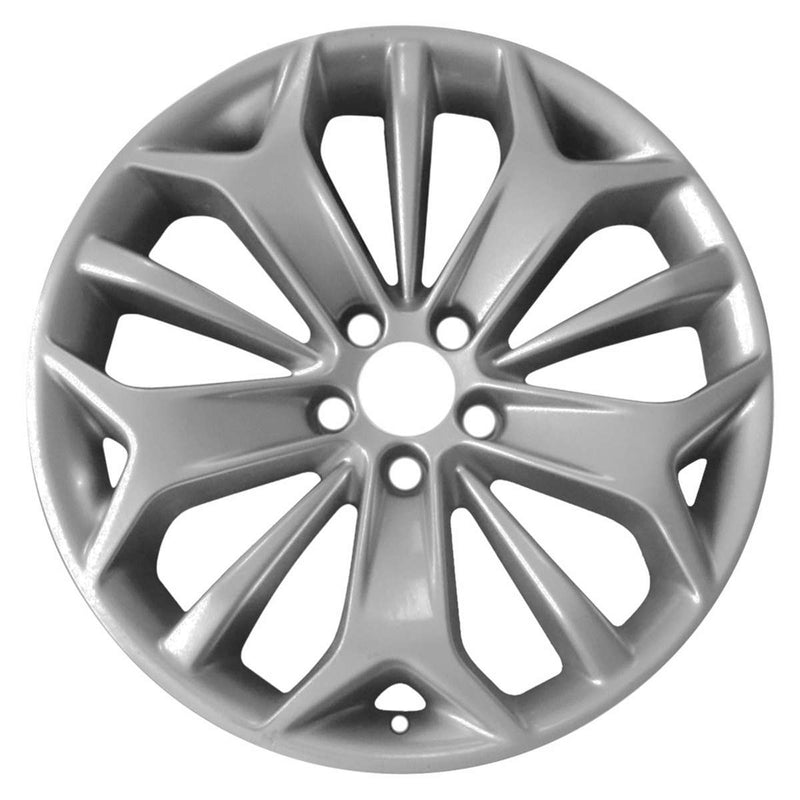 2013 ford taurus wheel 19 silver aluminum 5 lug w3925s 1