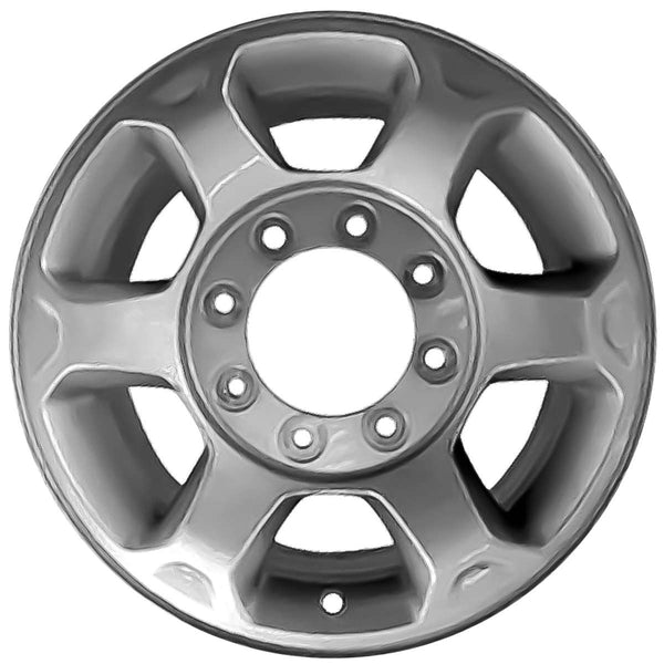 2015 ford f250 wheel 17 silver aluminum 8 lug w3950s 3