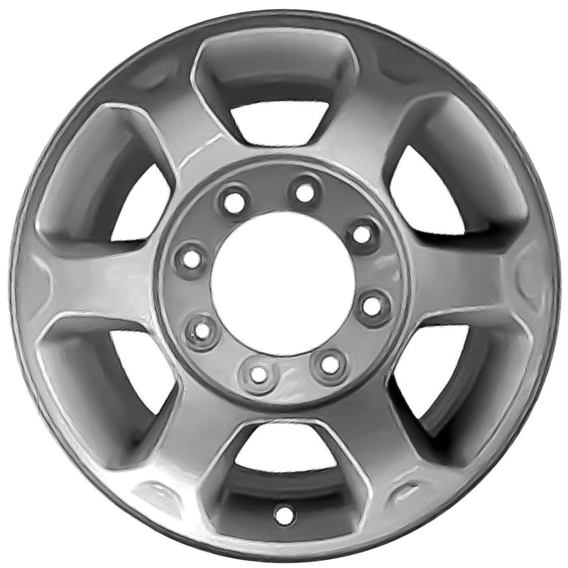 2014 ford f250 wheel 17 silver aluminum 8 lug w3950s 2