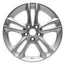 2019 ford fusion wheel 17 sparkle silver black aluminum 5 lug w3984sb 5