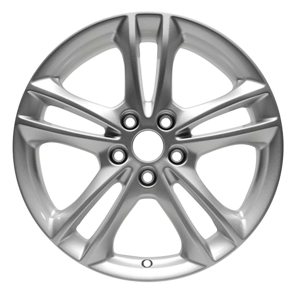 2015 ford fusion wheel 17 sparkle silver black aluminum 5 lug w3984sb 1