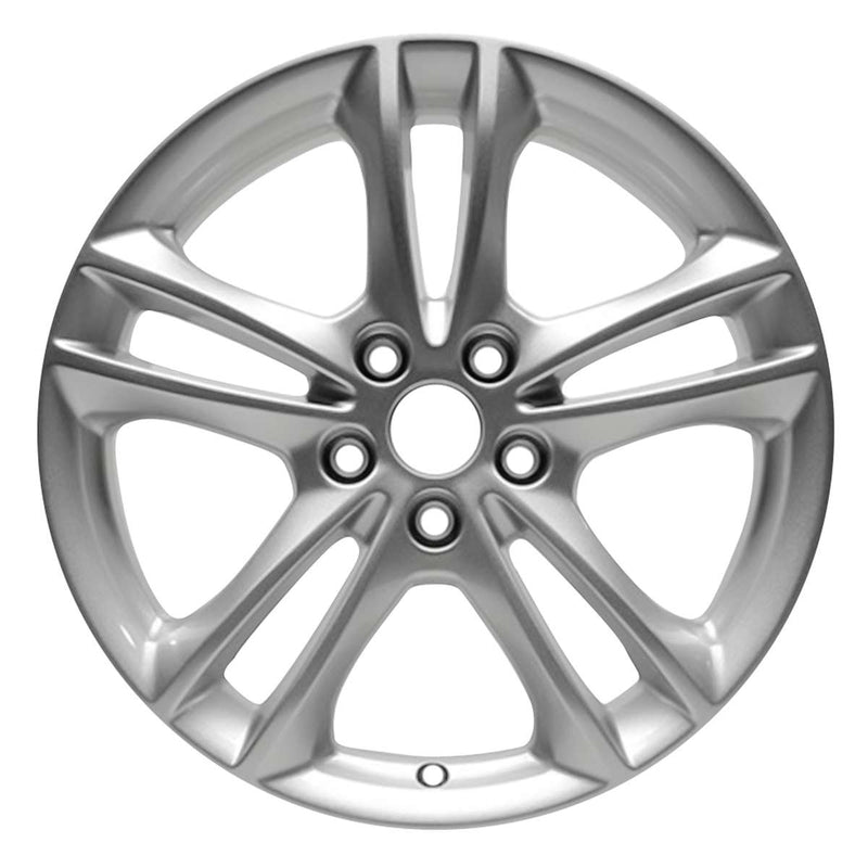 2015 ford fusion wheel 17 sparkle silver black aluminum 5 lug rw3984sb 1