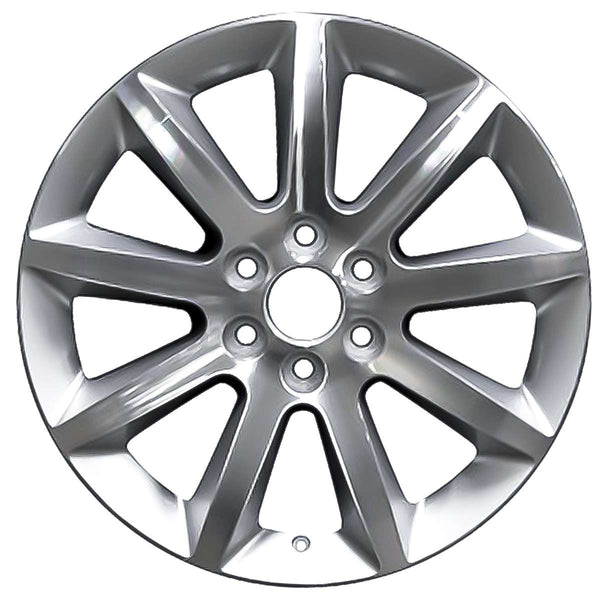 2014 buick enclave wheel 20 polished silver aluminum 6 lug w4132ps 2