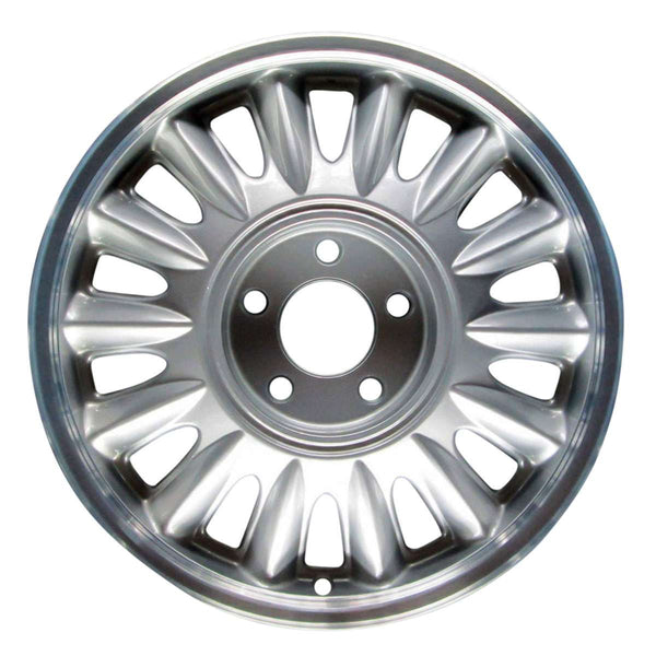 1996 cadillac concours wheel 16 silver with machined lip aluminum 5 lug w4516sml 3