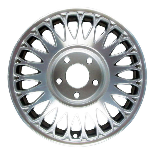 1994 cadillac deville wheel 15 machined light gray aluminum 5 lug w4517mlgy 1