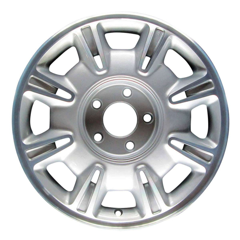 1996 cadillac eldorado wheel 16 silver with machined lip aluminum 5 lug w4523sml 2